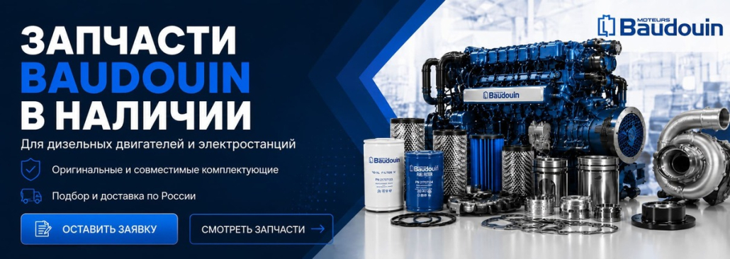 Запчасти для двигателя Baudouin в наличии