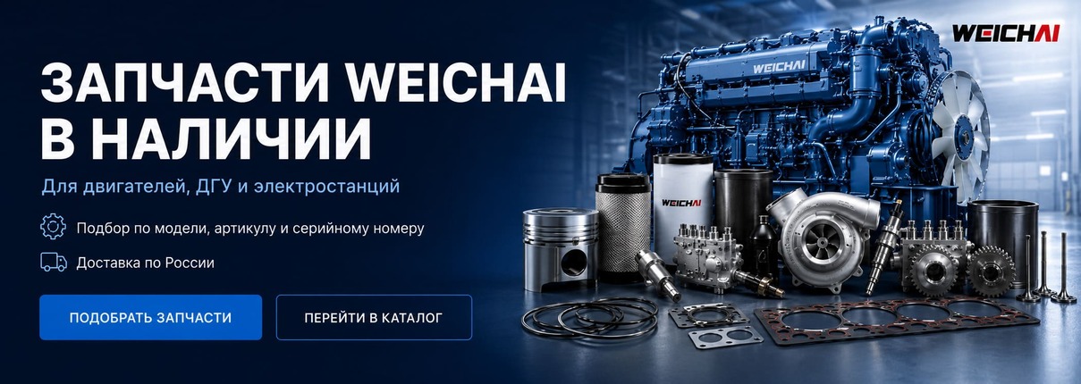 Запчасти для двигателя WEICHAI в наличии